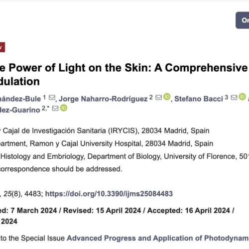 Revision de fotobiomodulacion dra fernandez guarino