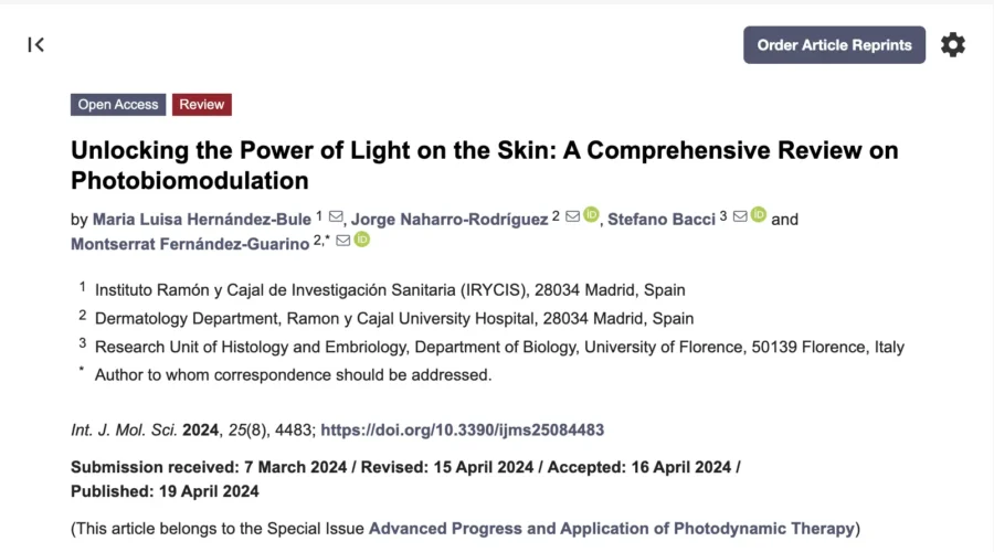 Revision de fotobiomodulacion dra fernandez guarino