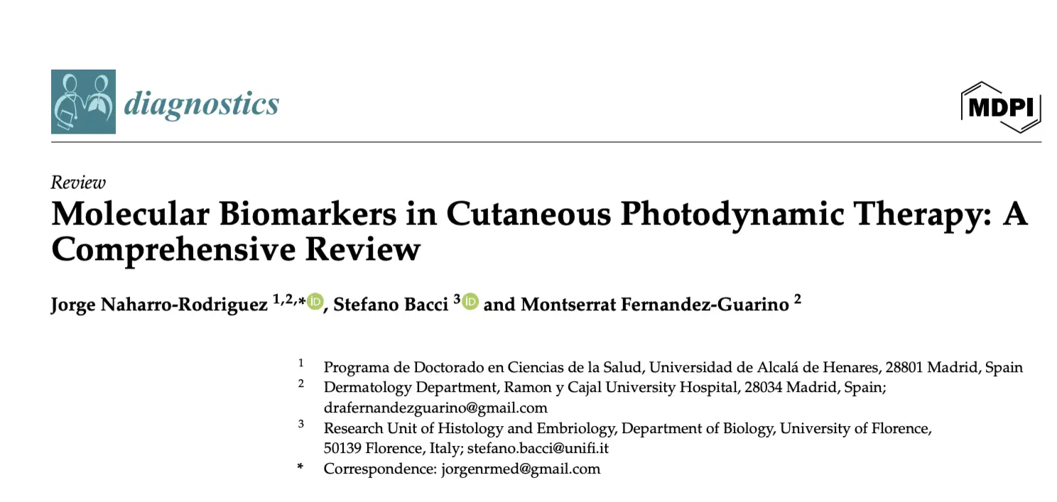 Biomarcadores de terapia fotodinamica
